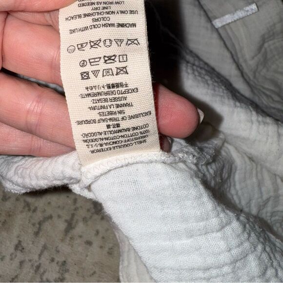 Free People Cream Textured Top - Picture 7 of 7